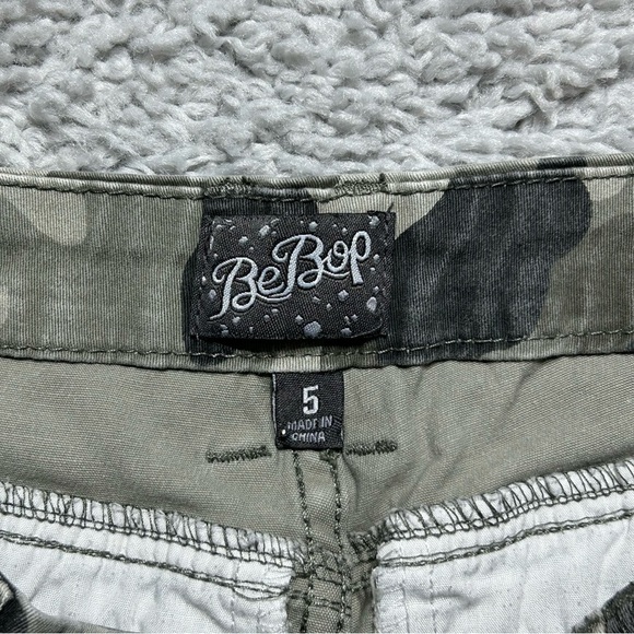 Bebop Shorts Womens 5 Micro Y2K Camouflage Low Rise Streetwear Camo Party Night - Picture 2 of 4